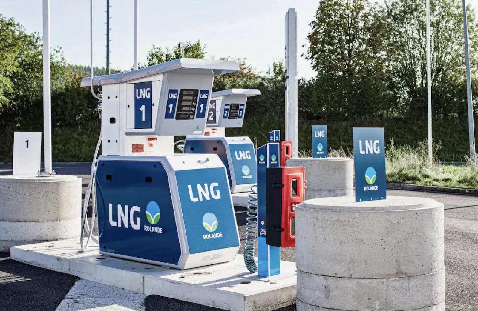 Rolande LNG — Tankstellen-Rollout, Deutschland
